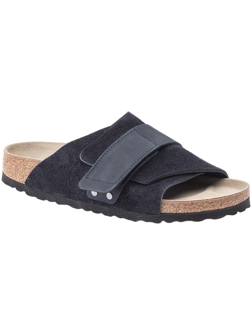 Birkenstock Kyoto Midnight Navy Suede Nubuck Leather Sandals 7w– New With Tags
